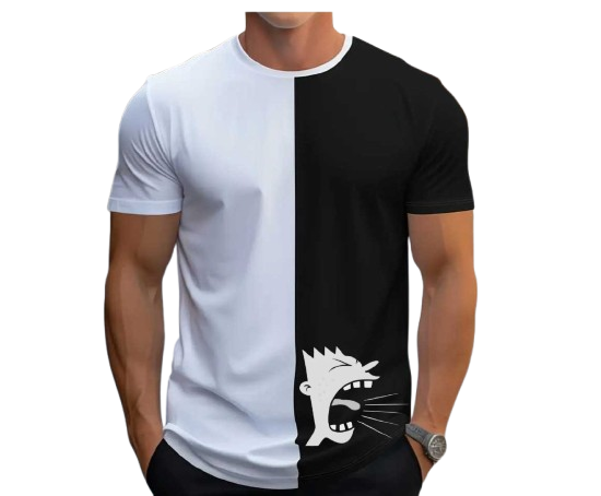 Camiseta Oficial Branco e Preto 2
